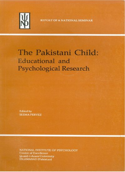 Proceedings -Pak. Child. Edu and Psy