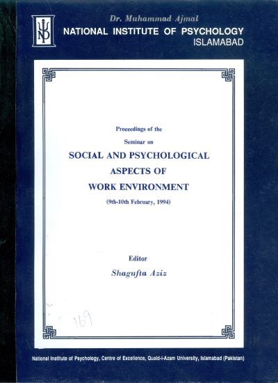 Proceedings -Social and Psy